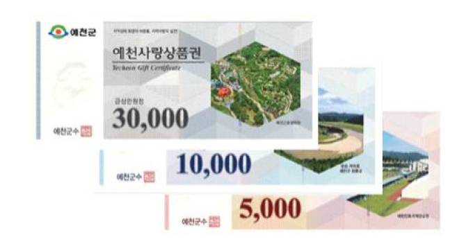 지역사랑상품권, 경북도 제공.