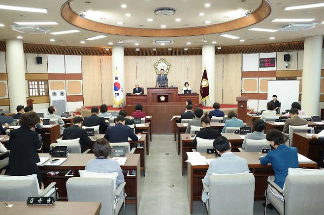 제295회 정례회 제3차 본회의. /사진제공=고양시의회