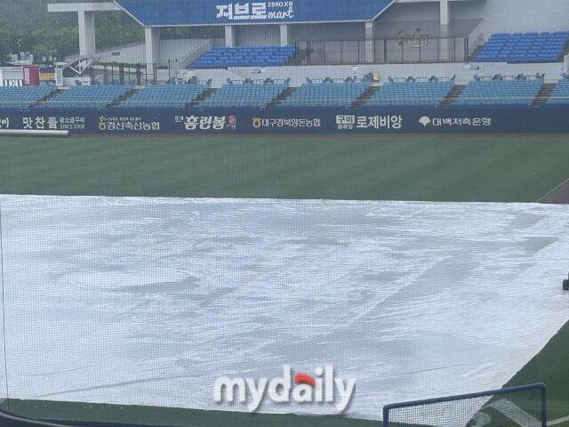 라팍에서 열릴 예정이었던 경기는 취소됐다./대구 = 이정원 기자