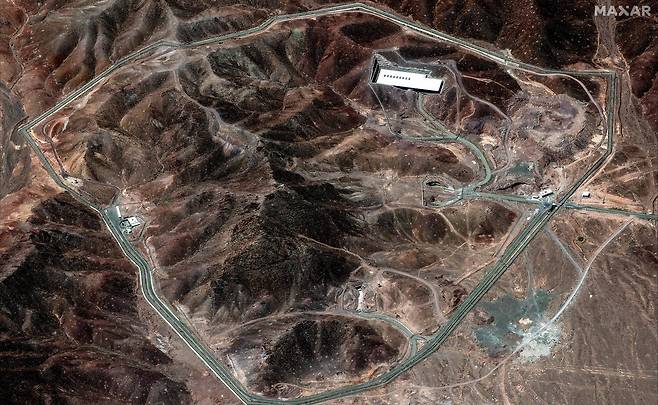 이란 수도 테헤란의 남서쪽 사막 지역에 위치한 지하 핵시설 ‘포르도(Fordow)’ [AFP]
