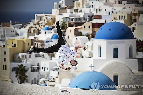 그리스 산토리니 섬 [EPA 연합뉴스 자료사진 재판매 및 DB 금지]