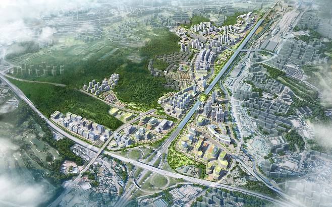 용인 플랫폼시티 조감도.&nbsp;