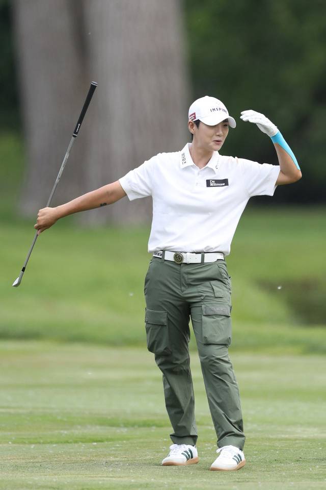 LPGA 팀 대항전에 출전하는 박성현. 사진 제공=AFP연합뉴스