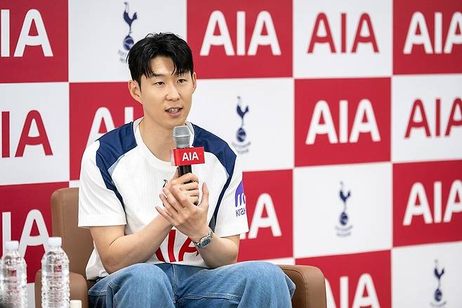 ▲ 손흥민은 2024-25시즌 유럽축구연맹(UEFA) 유로파리그(UEL)에서 토트넘 우승에 기여했다. 토트넘엔 17년 만의 공식 대회 우승이며, 토트넘에서 10시즌째 뛴 손흥민에게는 생애 첫 성인 대회 우승이다. ⓒ AIA 생명