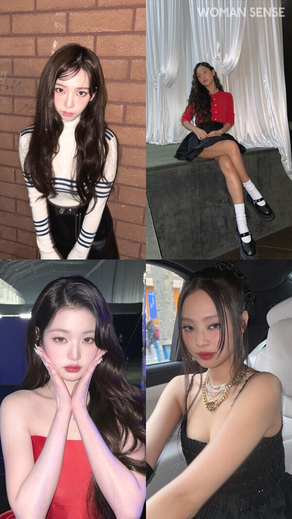 무대 위 격정적인 댄스와 흘러내리는 땀에도 평온함을 유지하는 아이돌 가수의 헤어 스타일 비결은 단연 헤어 픽서다. 사진=각 스타 인스타그램&nbsp;