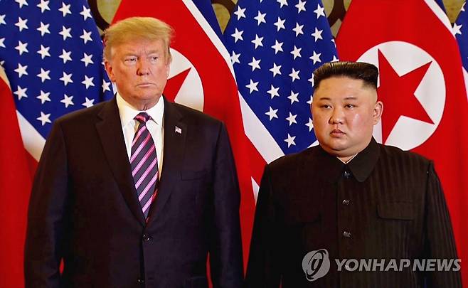 도널드 트럼프 미국 대통령과 김정은 북한 국무위원장 [EPA 연합뉴스 자료사진. 재판매 및 DB 금지]