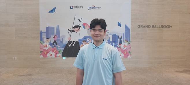 '2025년 차세대동포 모국 초청 연수'에 참가한 형 류주형 군 (인천=연합뉴스) 박현수 기자 = 24일 인천 영종도 그랜드 하얏트 호텔에서 열린 '2025년 차세대동포 모국 초청 연수'에 참가한 형 류주형 군이 연합뉴스와 인터뷰를 하고 있다. 2025.06.24 phyeonsoo@yna.co.kr