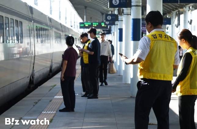 SR 특별기동검표단/사진=SR