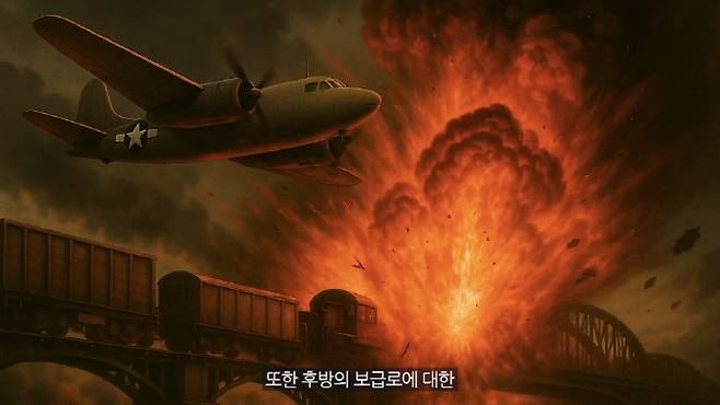 공군 ‘6·25전쟁의 감춰진 주역’ 콘텐츠 영상 일부