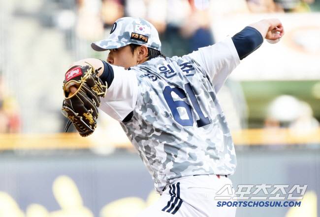 두산 최원준이 역투하고 있다. 잠실=박재만 기자 pjm@sportschosun.com