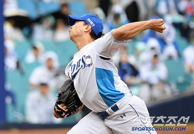 10일 대구 라이온즈파크에서 열린 삼성 라이온즈와 LG 트윈스의 경기. 삼성 배찬승이 역투하고 있다. 대구=박재만 기자 pjm@sportschosun.com/2025.05.10/