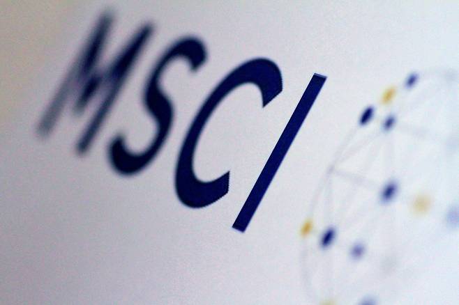 Morgan Stanley Capital International (MSCI) logo./Reuters-Yonhap