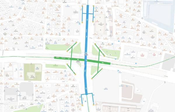 그리고 지하철 노선도를 투입