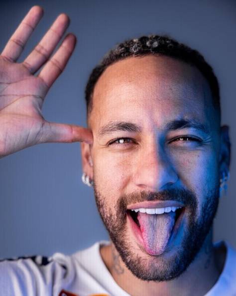 산투스에 입단한 네이마르. 사진=산투스 SNS