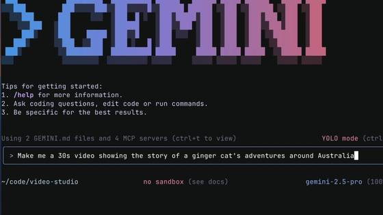 제미나이 CLI는 다양한 용도로 활용할 수 있다. 비오와 이마젠을 이용해 짧은 영상을 제작할 수도 있다. 사진 구글 클라우드