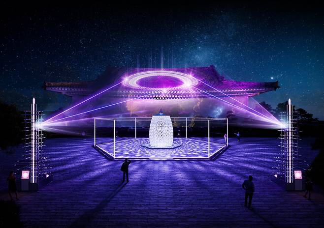 육부촌 미디어 파사드·빛의 광장 예상도. 경북문화관광공사 제공