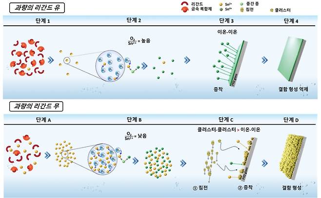 고품질 SnO2 박막 합성을 위한 과잉 리간드 전략 메커니즘. 한국연구재단