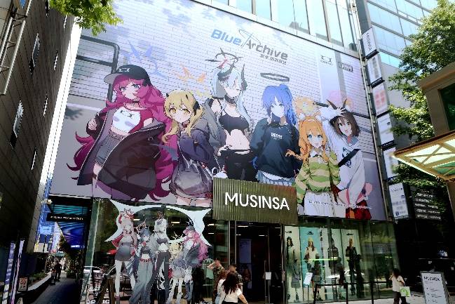 홍대 블루아카이브 팝업스토어 전경. 넥슨 제공