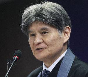 관월당 반환을 결정한 고토쿠인 주지 사토 다카오. 국가유산청 제공