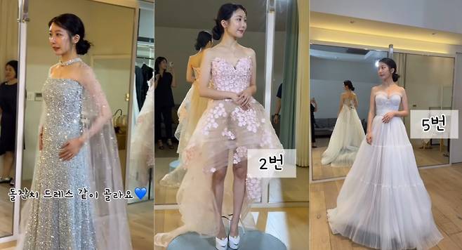 이지훈의 일본인 아내 아야네가 딸 돌잔치 드레스가 너무 화려하다는 지적에 생각을 밝혔다. /사진=인스타그램 갈무리