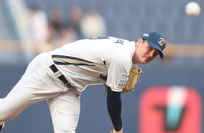 NC 우완 라일리 톰슨. 연합뉴스