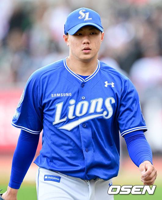 [OSEN=조은정 기자] 삼성 배찬승. 2025.04.13 /cej@osen.co.kr