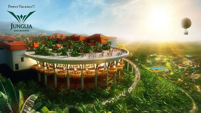 정글리아 오키나와 ‘인피니티 테라스’.