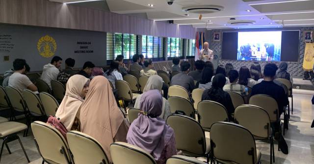 과학기술연합대학원대학교(UST)가 인도네시아 현지에서 입학설명회를 개최하고 있다. 사진제공=UST