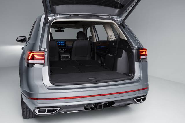 폭스바겐 신형 아틀라스의 2,3열 좌석을 접은 모습. 사진제공=폭스바겐코리아