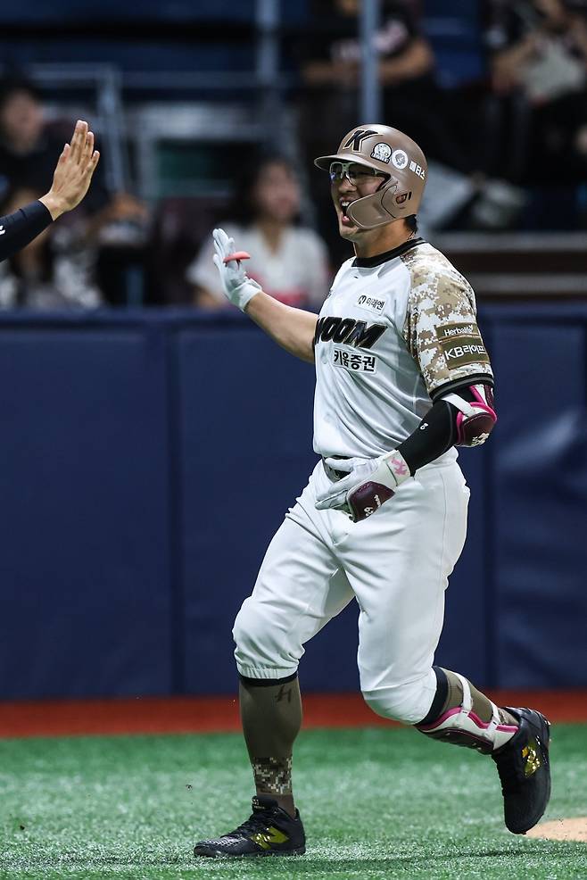 키움 임지열은 24일 고척 KIA와 홈경기에서 결승포를 포함해 3안타 4타점으로 활약해 팀 승리에 혁혁한 공을 세웠다. 사진제공｜키움 히어로즈