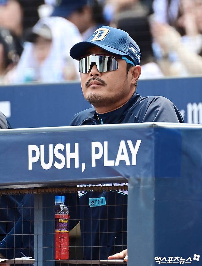 이호준 감독이 이끄는 NC 다이노스가 25일 창원NC파크에서 열리는 2025 신한 SOL Bank KBO리그 롯데 자이언츠와의 팀 간 7차전에서 연승에 도전한다. 사진 엑스포츠뉴스 DB