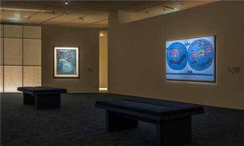 '작가의 방' 섹션에서 소개되는 김환기의 방 전시 모습[국립현대미술관 제공. 재판매 및 DB 금지]