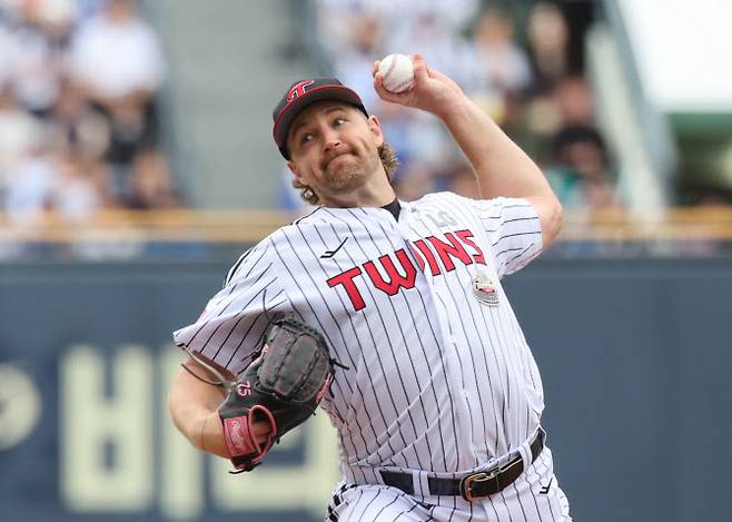 LG트윈스 시절 디트릭 엔스. 사진=뉴시스