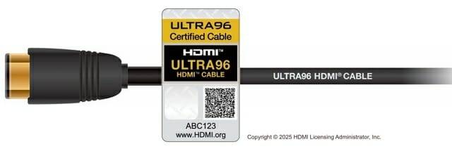 HDMI 2.2를 지원하는 울트라96(Ultra96) 케이블. (사진=HDMI 포럼)