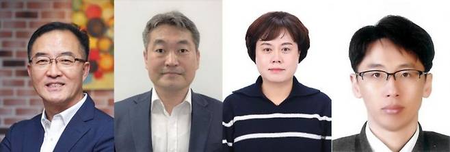 (사진 왼쪽부터) 김준영 시민안전실장, 전은옥 문화체육실장, 박금화 도시공간국장, 윤창모 기획관.