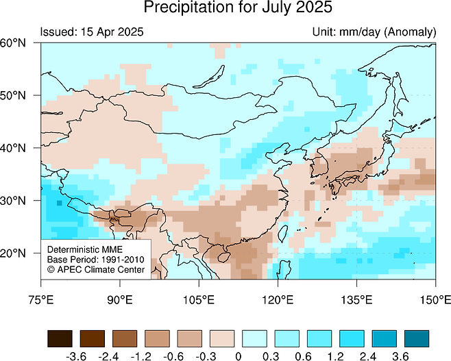 prec.png 기상청이 올 여름 7월 내내 장마가 온다고 했다는 소리는 사실일까?