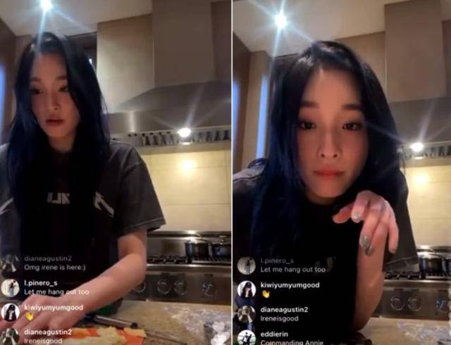 정유경 신세계 회장 장녀이자 혼성 아이돌 그룹 올데이프로젝트 멤버인 애니(본명 문서윤)가 최근 집에서 라이브 방송을 진행하고 있다. 유튜브 캡처