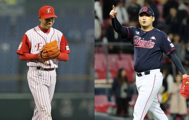 ▲ 왼쪽 구대성(전 한화), 손승락(전 롯데) [연합뉴스]