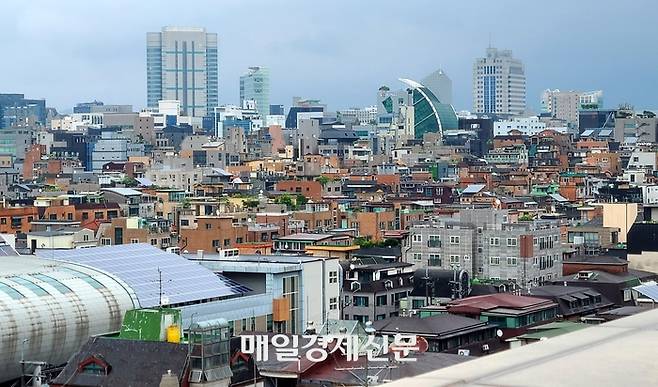 서울 강남구 대치동 일대 빌라 밀집지 전경. 매경DB