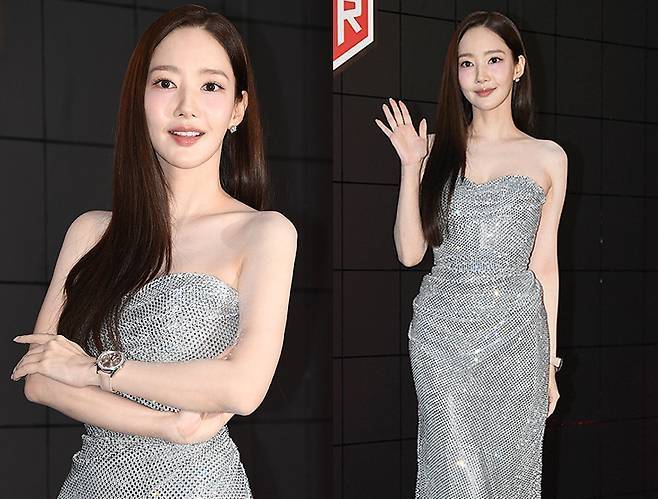 박민영이 또 한 번 ‘레드카펫의 정의’를 새로 썼다. 사진=천정환 기자