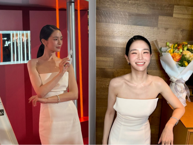 배우 박규영이 홍콩에서 열린 뷰티 브랜드 행사에 참석해 자리를 빛냈다. / 박규영 인스타그램