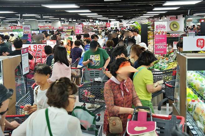 26일 문을 연 롯데마트 구리점 매장 전경 [롯데마트 제공]