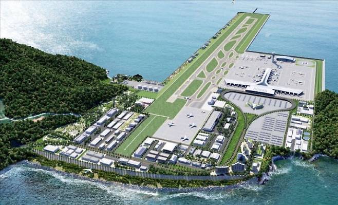 가덕신공항 조감도. 국토부 제공