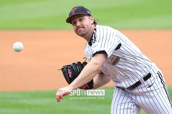 ▲ 지난 시즌 LG 트윈스 소속이었던 디트릭 엔스 ⓒ곽혜미 기자