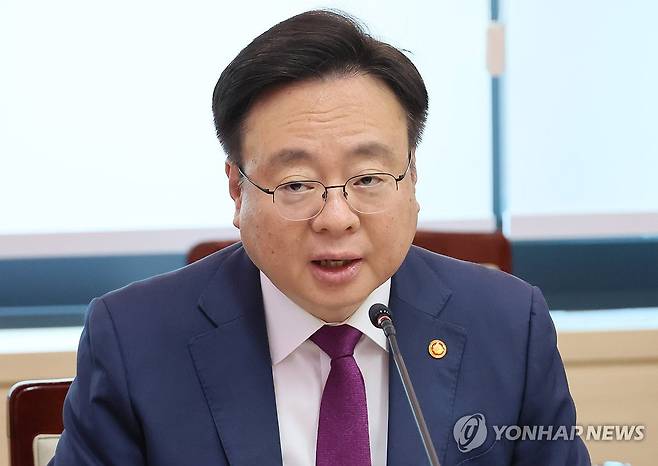 발언하는 조규홍 장관 [연합뉴스 자료사진]