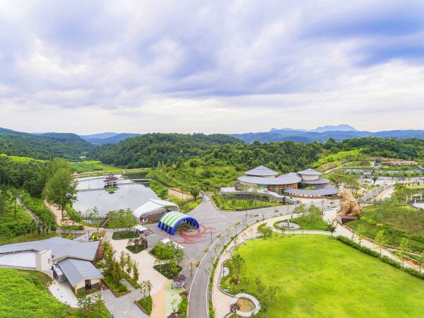 군위 삼국유사테마파크 전경.