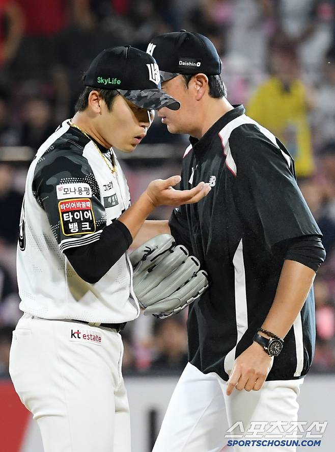 26일 수원KT위즈파크에서 열린 KBO리그 KT 위즈와 LG 트윈스의 경기. KT 박영현이 마운드에 오르고 있다. 수원=박재만 기자 pjm@sportschosun.com/2025.06.26/