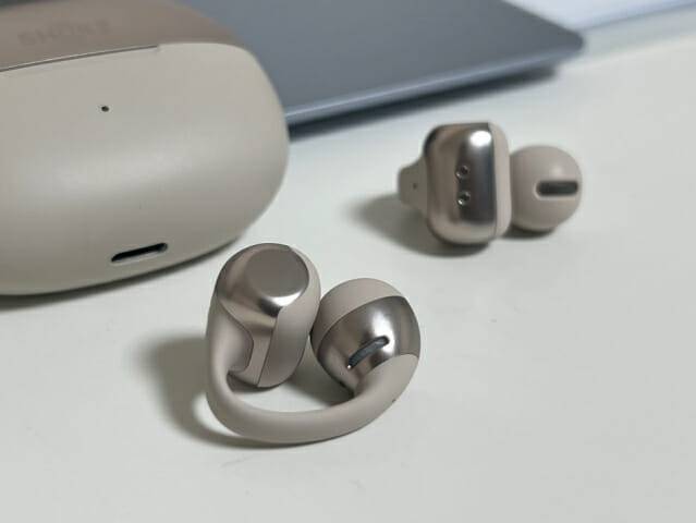 샥즈 클립형 이어폰 '오픈닷 원' (사진=지디넷코리아 신영빈 기자)