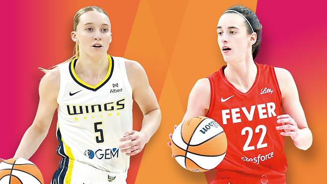 페이지 베커스(좌) 케이틀린 클라크(우)