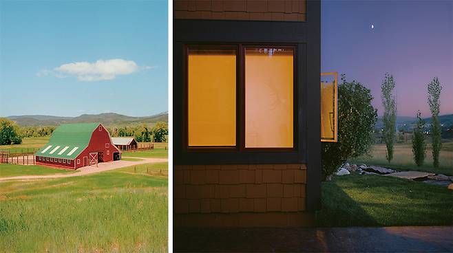 (좌)‘콜로라도의 사계’ 챕터 ‘Big Red Barn’, (우)‘고요한 빛의 축제’ 챕터 ‘Window’